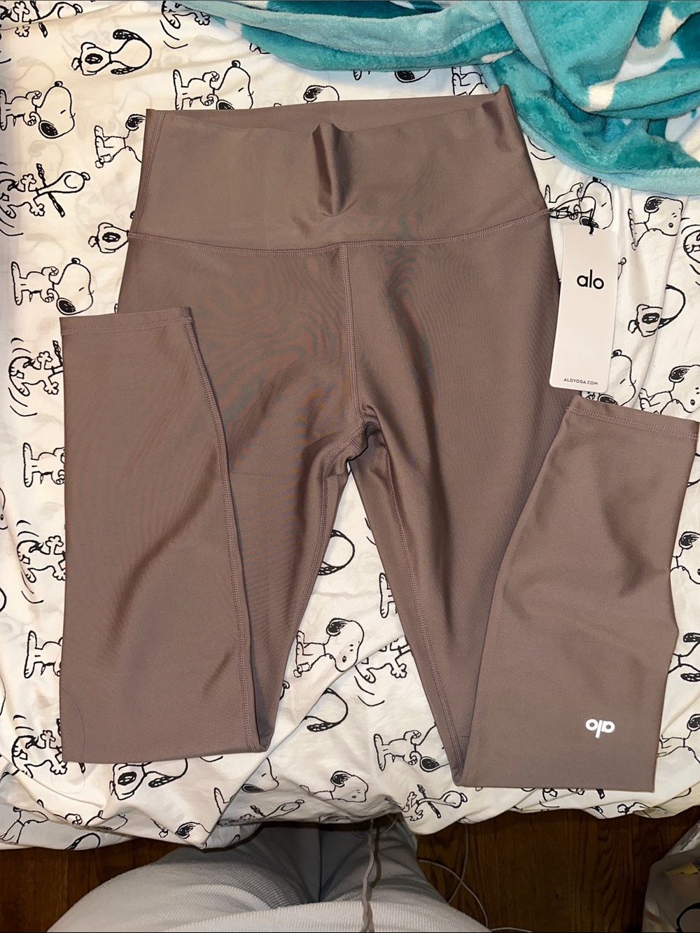 ALO Yoga Mauve Taupe High-Rise Leggings